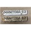 Image 3 : Vintage Manitoba License Plate Tabs, 1962, 1967, 1968, and 1970, Set of 7