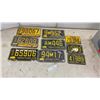 Image 1 : Vintage Manitoba License Plates From 1958, 1963, and 1964 Including Farm and Trailer, Lot of 9