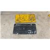 Image 5 : Vintage Manitoba License Plates From 1958, 1963, and 1964 Including Farm and Trailer, Lot of 9