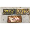 Image 3 : Vintage Manitoba Canada License Plates 1940, 1945, 1946, 1949, 1956 and More, Lot of 9