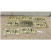 Image 1 : 1971 Sunny Manitoba "100,000 Lakes" Vehicle License Plates