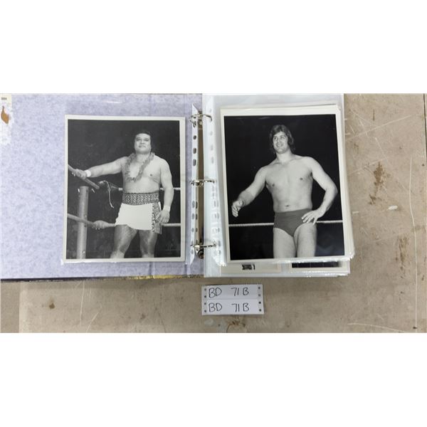 Vintage AWA Wrestling Photos by Terrance Machalek, 8” × 10” and 5” × 4”