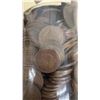 Image 4 : Lot of King George WWII-Era Pennies in Glass Rolling Pin