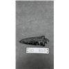 Image 1 : Large Vintage First Nations Obsidian Hand Knapped Spear Point, 6” Long