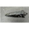 Image 2 : Large Vintage First Nations Obsidian Hand Knapped Spear Point, 6” Long