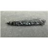 Image 3 : Large Vintage First Nations Obsidian Hand Knapped Spear Point, 6” Long