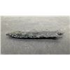 Image 4 : Large Vintage First Nations Obsidian Hand Knapped Spear Point, 6” Long