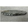 Image 2 : Large Vintage First Nations Obsidian Hand-Knapped Knife/Scraper, 6” Long