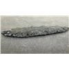 Image 4 : Large Vintage First Nations Obsidian Hand-Knapped Knife/Scraper, 6” Long