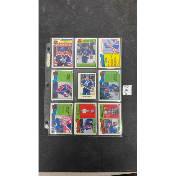Vintage Wayne Gretzky Edmonton Oilers O-Pee-Chee 1980s Hockey Cards