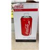 Image 2 : Kookatron Coca-Cola 8 Cab AC/DC Electric Mini Cooler and Large Warhol Style Canvas Print -