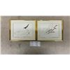 Image 1 : 2 First Nations Framed Prints by Benjamin Chee Chee, 10.5” x 8.5”