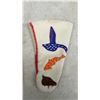 Image 3 : Vintage Traditional Inuit Felted Wool Mittens With Arctic Wildlife Appliqué's