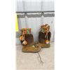 Image 5 : Vintage First Nations Cree Beaded Hide Moccasin Mukluks Real Fur Trim, Sole 11” In Length