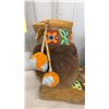 Image 6 : Vintage First Nations Cree Beaded Hide Moccasin Mukluks Real Fur Trim, Sole 11” In Length