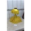 Image 1 : Vintage Victorian Doll Table Lamp - 24” Tall