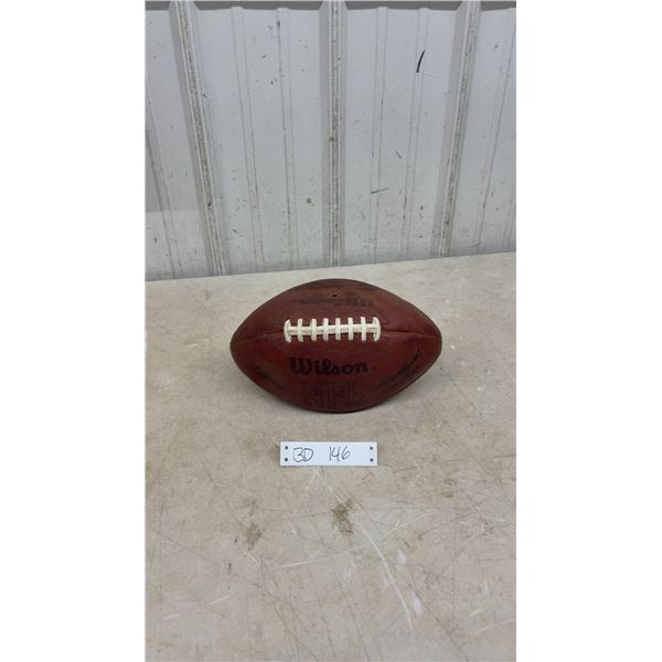Authentic Vintage Wilson Official NFL Leather Game Football. Paul Tagliabue Era, 1989-2005