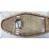 Image 6 : Vintage Wooden-Frame Snowshoes with Rawhide Netting, 37 × 11”