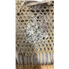 Image 5 : Vintage Wooden Snowshoes with Rawhide Lacing, Huron Style, 42 × 14”
