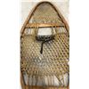Image 6 : Vintage Wooden Snowshoes with Rawhide Lacing, Huron Style, 42 × 14”