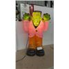 Image 1 : Grand Venture Plastics Frankenstein's Monster "Pink Jacket Frankie" Halloween Blow Mold, 35” Tall