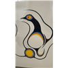 Image 3 : Framed Clemence Wescoupe Indigenous Art Print, Stylized Bird Figure, 17 × 14”