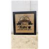 Image 2 : Coffee-Themed Framed Wall Art, "Espresso Your Mind" Sign and Betty Boop Motorcycle Wood Carved