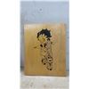 Image 4 : Coffee-Themed Framed Wall Art, "Espresso Your Mind" Sign and Betty Boop Motorcycle Wood Carved