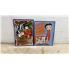 Image 1 : Betty Boop "Play It Again" and "Betty Boop Radio" Decorative Metal Tin Signs, Largest 17 × 12”