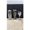 Image 1 : Lord of the Rings Goblet, 8 1/2” Tall Liquor Bottle Cat Holder, Barbicide Container