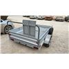 Image 3 : 2019 Stirling 9 ft Aluminum Utility Trailer with Ramps and Spare Tire