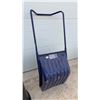 Image 5 : Garant Made in Canada Blue Snow Pusher Shovel with Metal Wear Strip