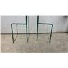 Image 2 : Pair of Green Metal Ground Stake Hose Holders