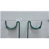 Image 3 : Pair of Green Metal Ground Stake Hose Holders