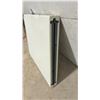 Image 2 : White Plastic Folding Table with Steel Frame, 72 × 29”
