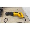 Image 2 : DeWalt DW303M Variable Speed Reciprocating Saw, 7.5 Amp, 1 1/8” Stroke, with Case and Manual