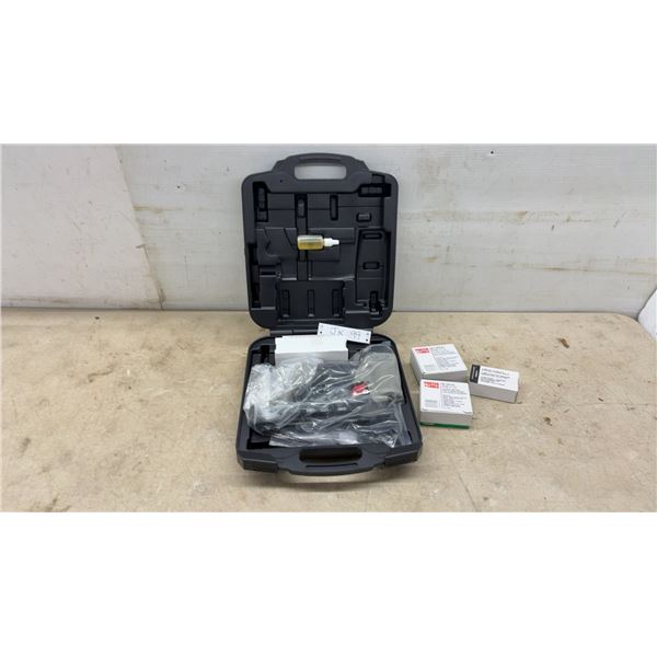 New Porter-Cable NS100A Narrow Crown Stapler with Case, 18 Gauge Staples, Manual