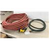 Image 1 : Two Garden Hoses and Spray Nozzle