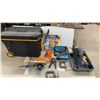 Image 1 : Rolling Tool Box, Zircon Water Level, Socket Set, Footprint Planer, Clamps