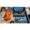 Image 4 : Rolling Tool Box, Zircon Water Level, Socket Set, Footprint Planer, Clamps