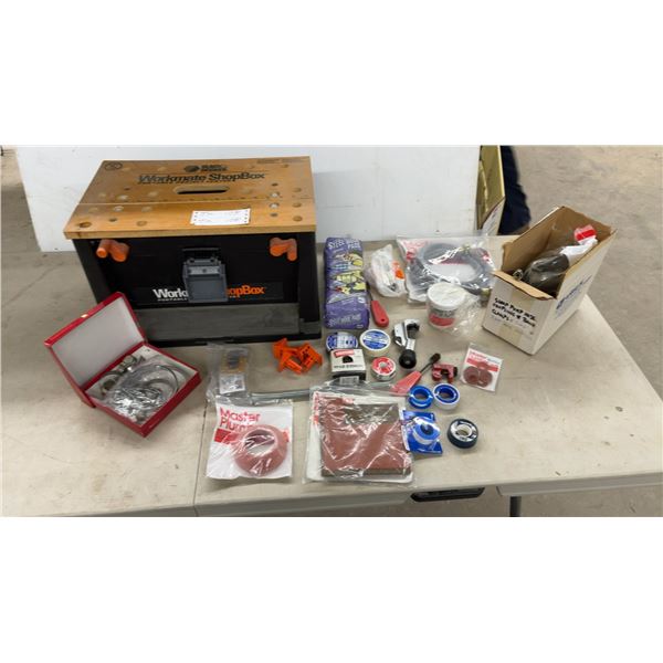 Black and Decker Workmate ShopBox, Master Plumber Supplies, Steel Wool Pads