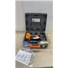 Image 1 : Ridgid R250SFA Straight Finish Nailer with Case, Manuals, and Safety Glasses