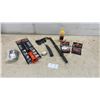 Image 1 : Remington 476 Powerhammer, Estwing Axe, Pry Bar, Stanley Chalk, Fasteners, Loads