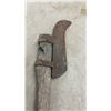 Image 4 : Vintage Hand Tool Lot: Double-Bit Felling Axe, Hatchet, Pickaxe, and Brush Hook