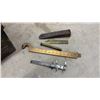 Image 14 : Vintage Wooden Carpenters Toolbox With Auger Bits, Chisels, Gouges, Brace Drill, Hand Saw