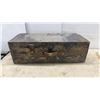 Image 16 : Vintage Wooden Carpenters Toolbox With Auger Bits, Chisels, Gouges, Brace Drill, Hand Saw