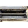 Image 3 : Vintage Wooden Carpenters Toolbox With Auger Bits, Chisels, Gouges, Brace Drill, Hand Saw
