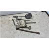 Image 6 : Assortment of Vintage Tools Including Pipe Wrenches, Tin Snips, Spanners, Pliers, Shovel