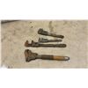 Image 7 : Assortment of Vintage Tools Including Pipe Wrenches, Tin Snips, Spanners, Pliers, Shovel