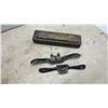 Image 6 : Vintage Stanley Bailey Bench Plane, Transitional Plane, Brace Drill, Chisels, Files